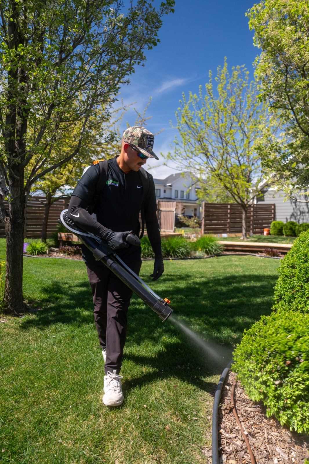 Green Gator mosquito control technician