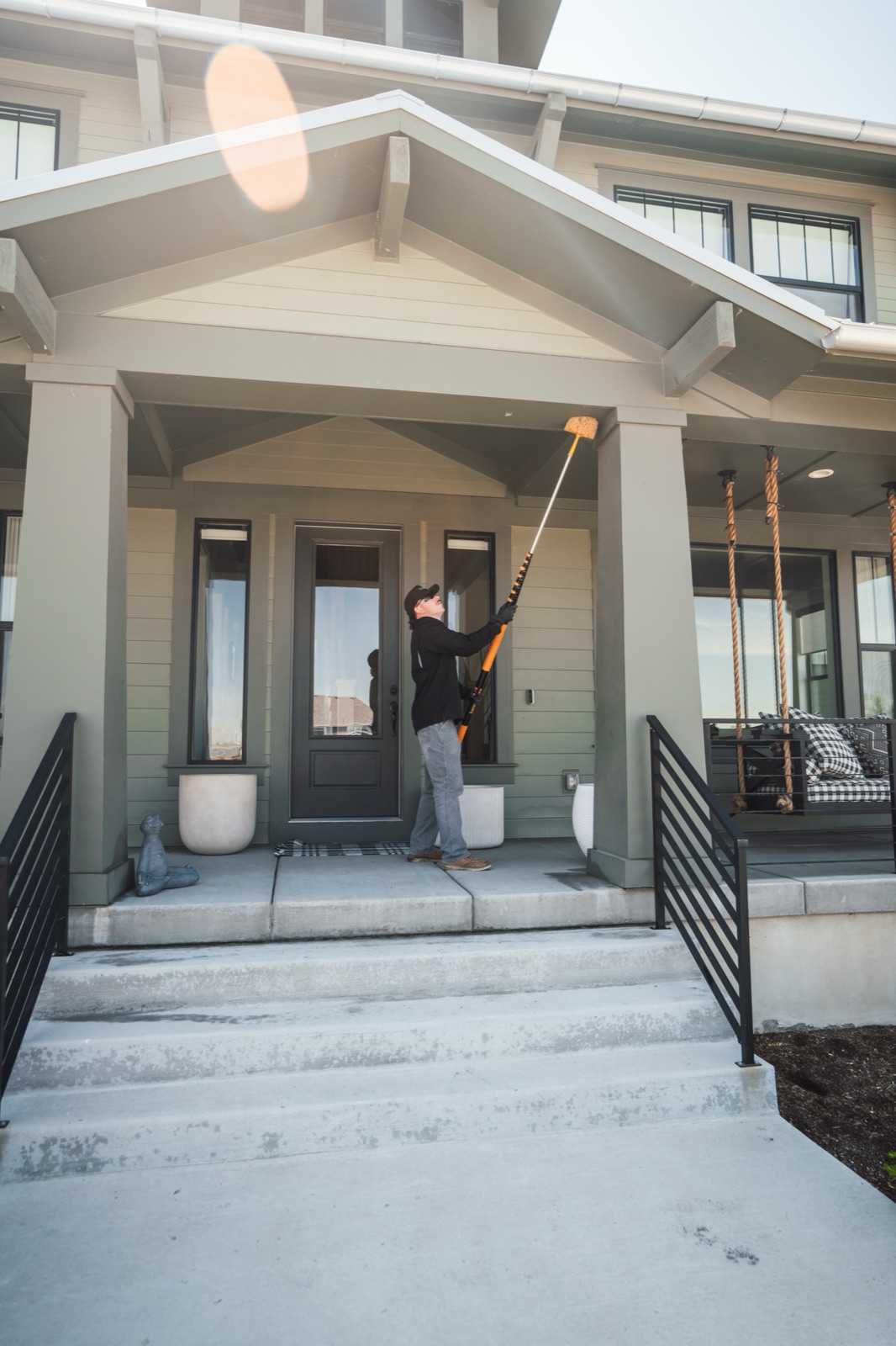 Green Gator pest control truck in Utah